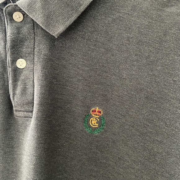 Vintage Chaps Ralph Lauren Medium Gray Collared Shirt - Picture 3 of 4